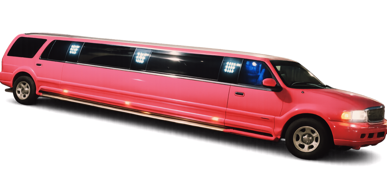 Limusina Navigator rosa de LimoluxBCN para eventos y celebraciones. Alquiler de limusinas en Barcelona.